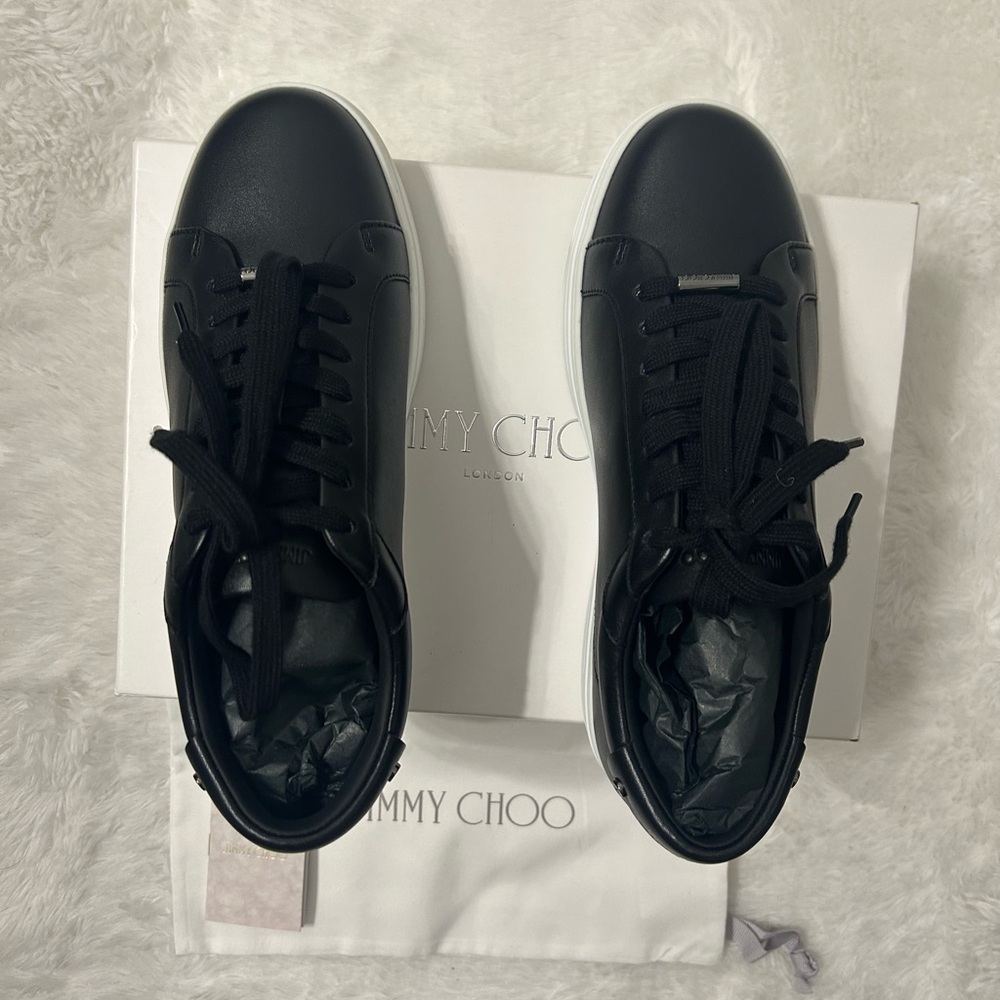 Jimmy Choo Rome Calf Sneakers - Picture 3 of 15